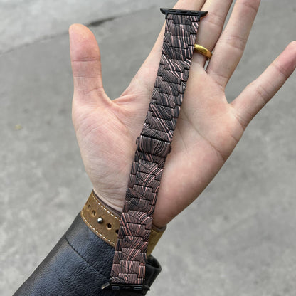 Carbon Fiber Patterned Apple Watch Band