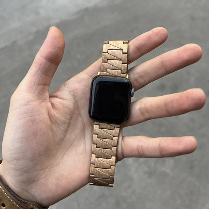 Carbon Fiber Patterned Apple Watch Band