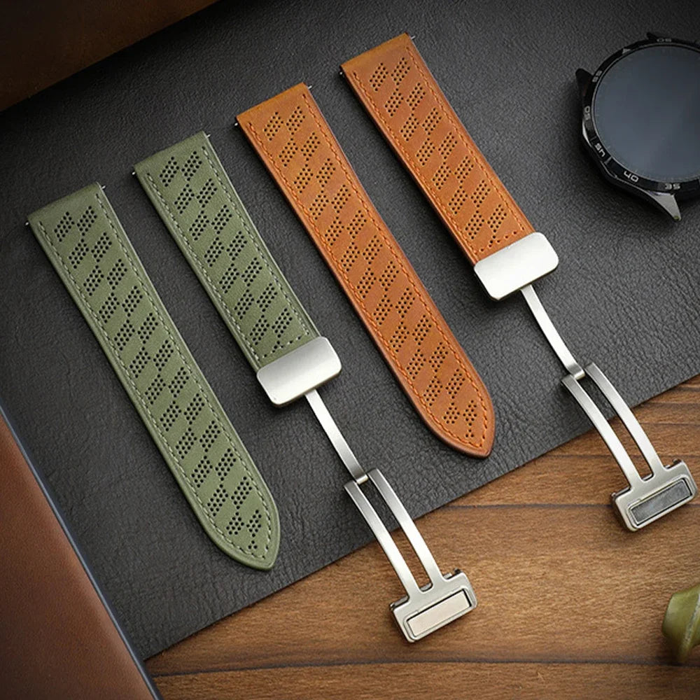 Leather Galaxy Watch Band