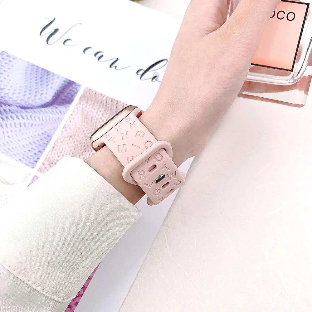 Alphabet Apple Watch Band